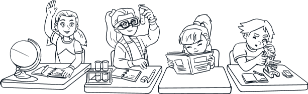 Middle school - Grade 6 to 8 illustration